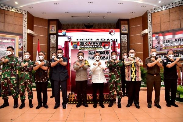 Gubernur Edy Rahmayadi Harap Deklarasi Tolak Narkoba Jadi Pemacu Semua Elemen Berantas Narkoba